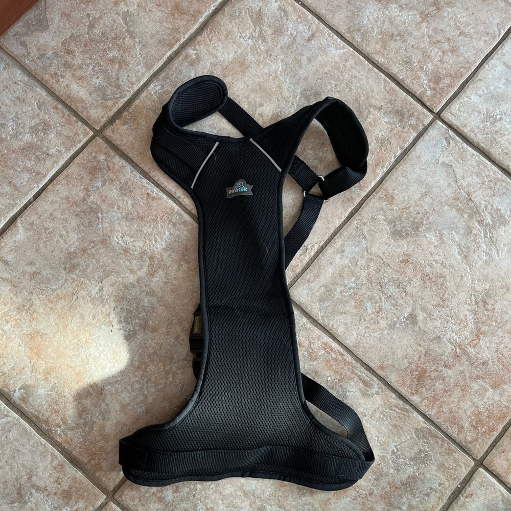 Black Mesh Dog Harness